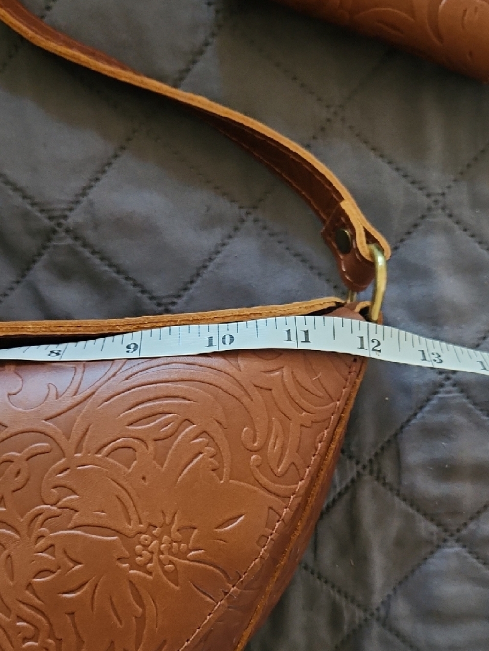 Portland Leather Goods Koala Embossed Leather Bag with Matching Wallet - Picture 10 of 15